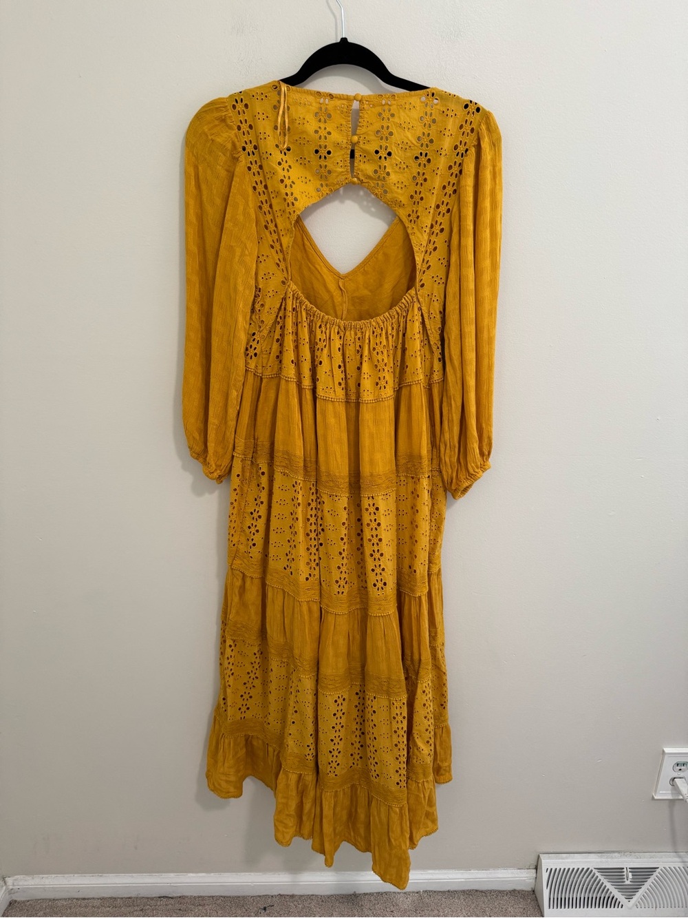 Free People Tiered Marigold Maxi Dress - Picture 5 of 8